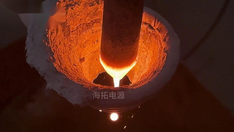 40KW的超高頻感應(yīng)加熱設(shè)備，頻率800Khz，用于加熱滴熔淬火熱處理